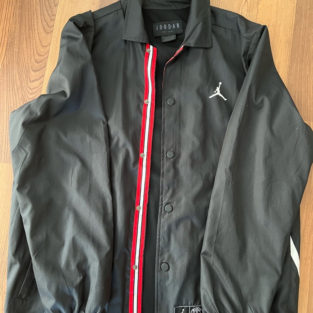 Air Jordan& paris jacket Logo baseball collar down rotator sleeve jacket